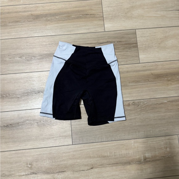 Buffbunny Collection Pants - BuffBunny Black and White Athletic Shorts